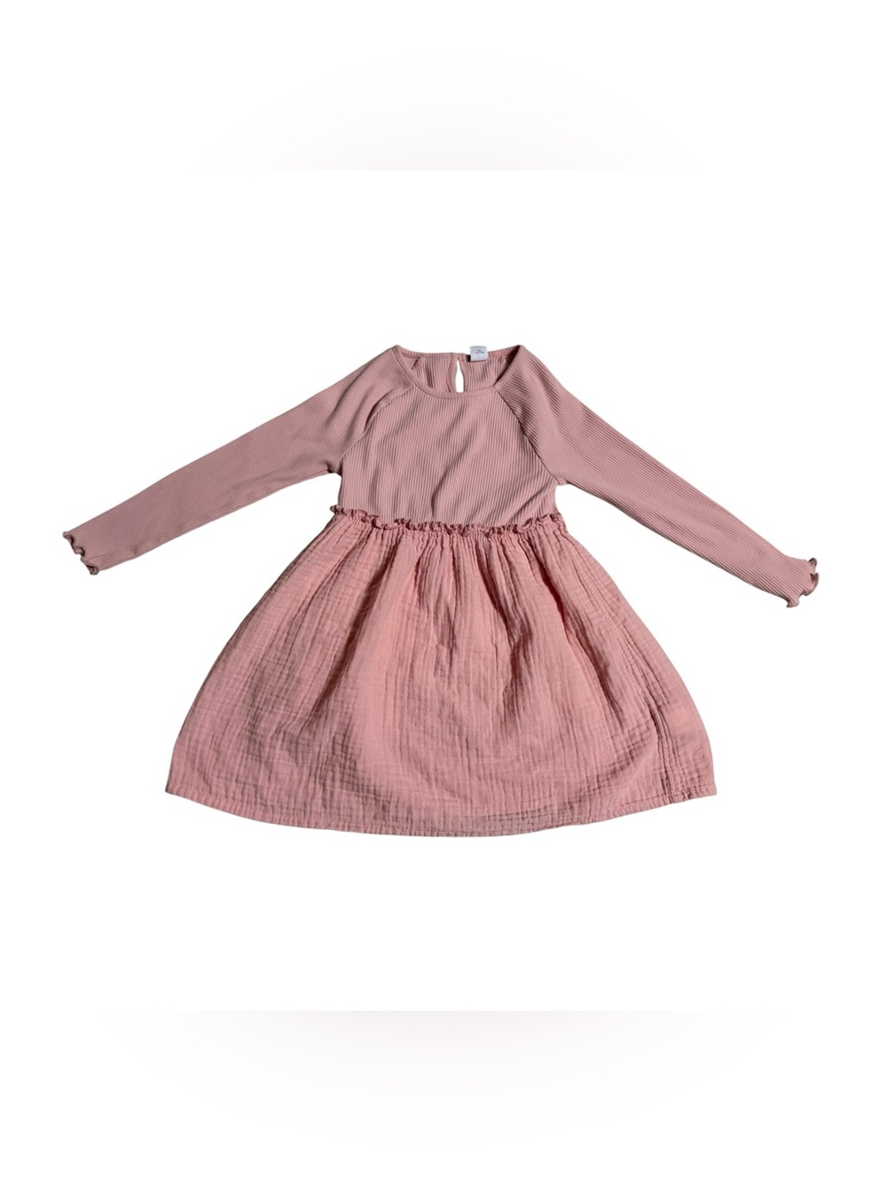 Old Navy Long-Sleeve Textured-Knit Fit & Flare Dress Toddler Girls Size 5T